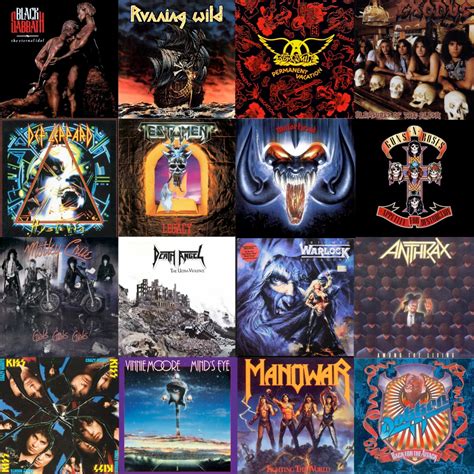 Best Hard Rock And Heavy Metal Albums Of 1987 Albums That Rock