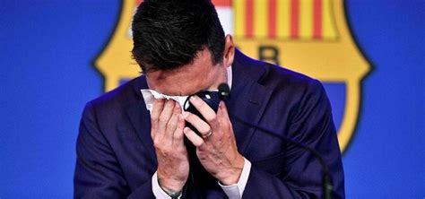 Tearful Lionel Messi Confirms He Is Leaving La Liga Giants Barcelona