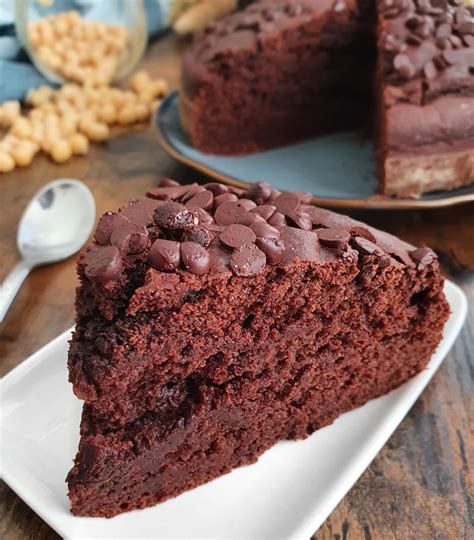Gâteau au Chocolat avec Cacao et Pois Chiche Vegan MAIL0VES avc un