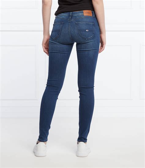 Jeansy Sophie Skinny Fit Low Rise Tommy Jeans Granatowy Gomezpl