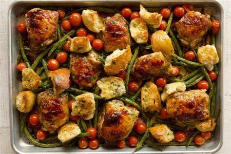 During a medium bowl, combine sour cream, garlic powder, flavoring, pepper, and 1 cup of parmesan cheese. The Pioneer Woman's Best Chicken Recipes | Sheet pan ...