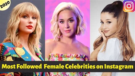 Top 10 Most Followed Female Celebrities On Instagram 2020 Explorers