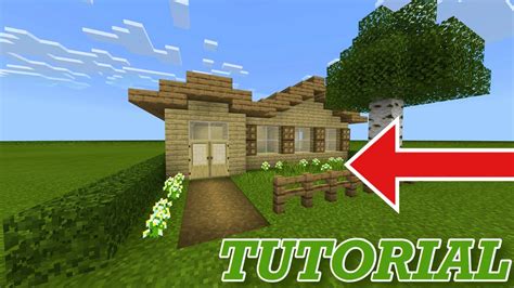 Minecraft Tutorial How To Make An Easy Birch Wood House