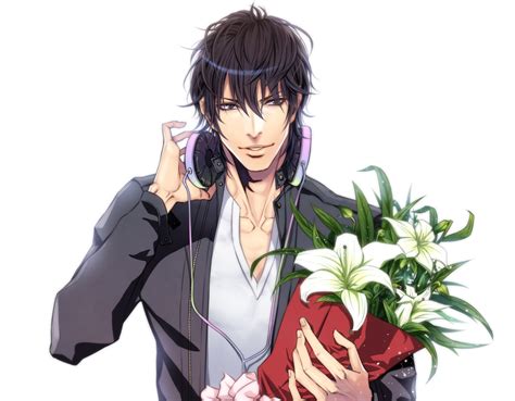 Anime Boy Male Flower Smile Headphone Wallpaper 2050x1600 922597