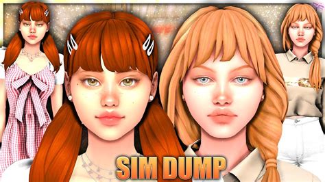 Aesthetic Sim Dump 26💎 Cc And Sim Download Sims 4 Cas Youtube