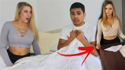CAUGHT IN BED WITH ANOTHER GIRL PRANK PRANKS GONE WRONG YouTube
