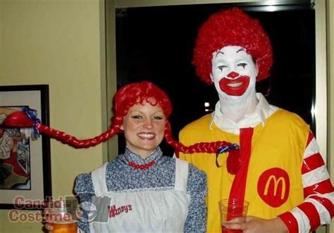 Wendy And Ronald Mcdonald Couple Halloween Costumes Halloween Costumes