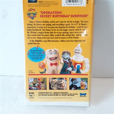 mca universal other vintage 994 vhs tape adventures of timmy the tooth secret birthday