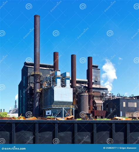 Steel Factory Royalty Free Stock Photography Image 25882077