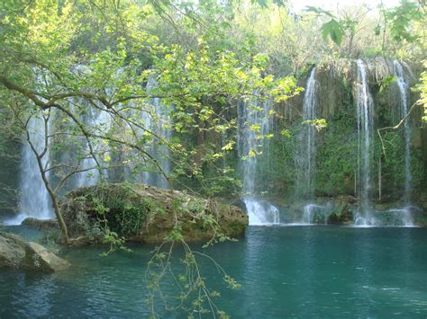 The Beautiful And Magical Spot Of The Kursunlu Waterfalls Near Antalya