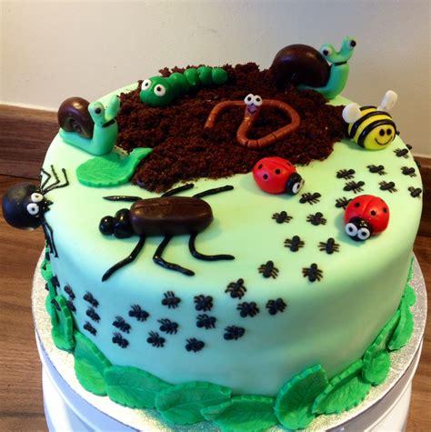 Creepy Crawly Bug Cake Bug Birthday Cakes Animal Birthday Cakes