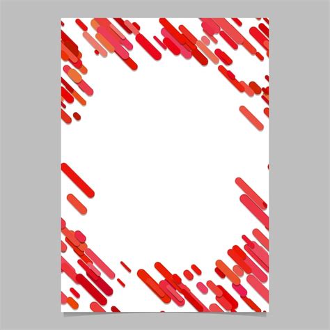 Abstract Chaotic Rounded Diagonal Stripe Pattern Brochure Template
