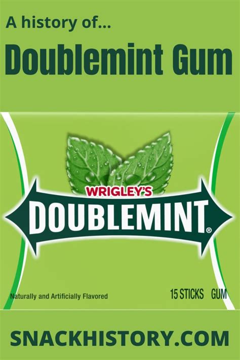 Doublemint Gum History Marketing And Commercials Snack History
