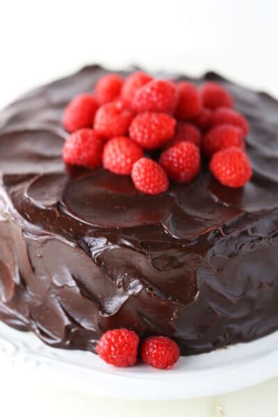 The Best Chocolate Raspberry Layer Cake Mom Loves Baking