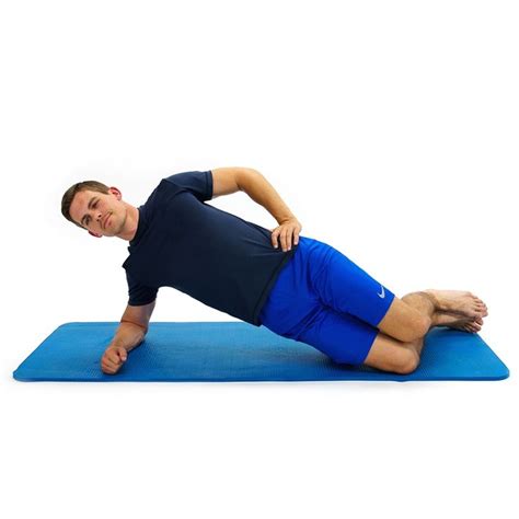 Lateral Plank Modifiedwhile Lying On Your Side With Your Knees Bent