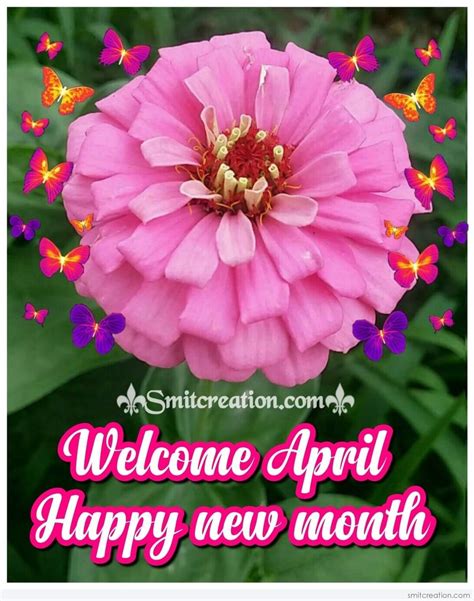Welcome April Happy New Month