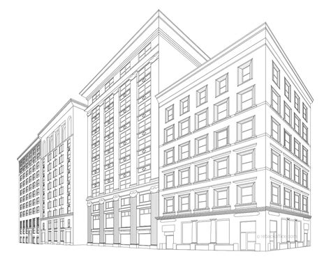 Check out our line art buildings selection for the very best in unique or custom, handmade pieces from our prints shops. RE BackOffice Building Line Art | Renderings Example 02