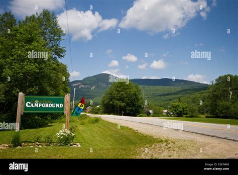 Campground In Grafton Notch State Park Maine Stock Photo Alamy