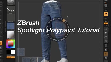 Zbrush Spotlight Polypaint Quick Tutorial
