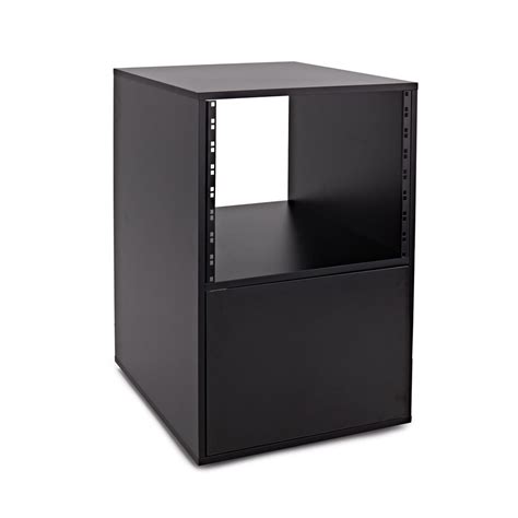 3 Tier Pro Audio Studio Desk Rack Cabinet Black By Gear4music At