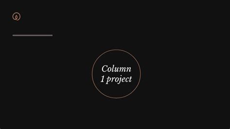 Column 1 Project Alex Sanders By Alex Sanders