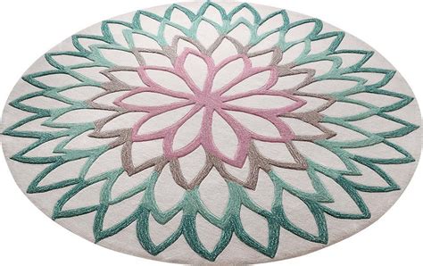 Weitere ideen zu kurzflor teppiche, teppich, moderne teppiche. Teppich »Lotus Flower«, Esprit, rund, Höhe 12 mm ...