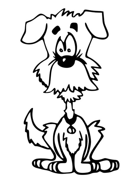 Funny Dog Animal Coloring Pages For Kids To Print And Color