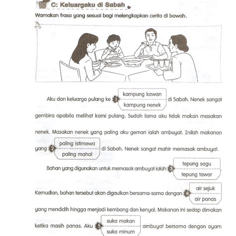 Bina Ayat Latihan Bahasa Melayu Tahun A