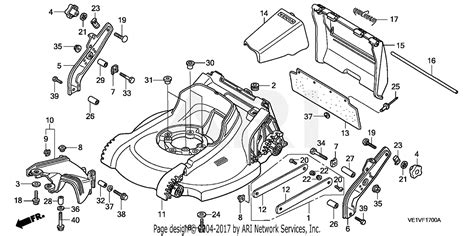 Looking for snapper model 5900664 rear. Honda HRB217 HXA LAWN MOWER, USA, VIN# MAEA-1000001 Parts Diagram for CUTTER HOUSING
