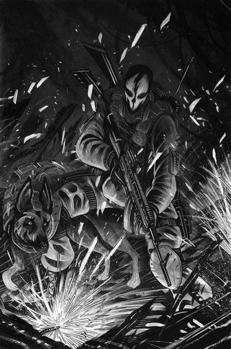 Traddblog 2 Call Of Duty Ghosts Commission Black Ink White