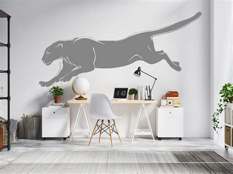 Panther Wall Decal Panther Wall Sticker Panther Wall Decor Etsy