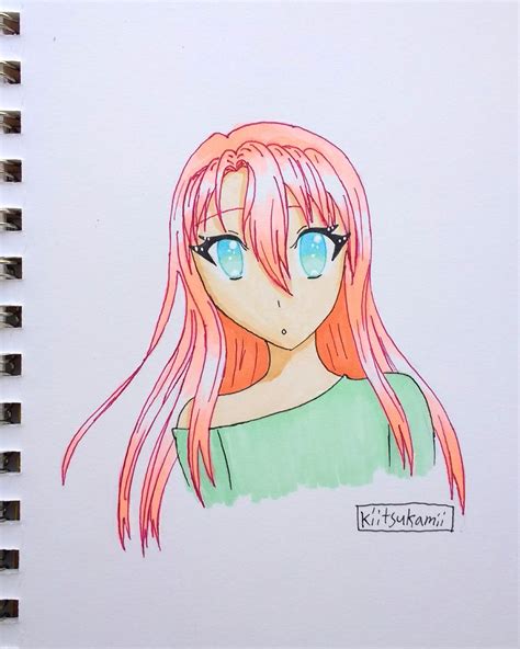 Pastel Anime Girl By Kiitsukamii On Deviantart