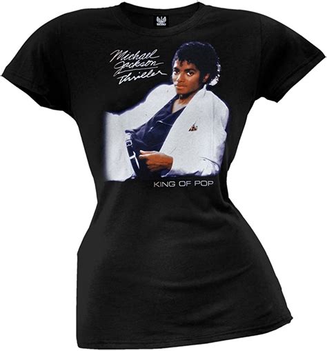 Amazon Com Michael Jackson Womens Thriller Juniors T Shirt Medium