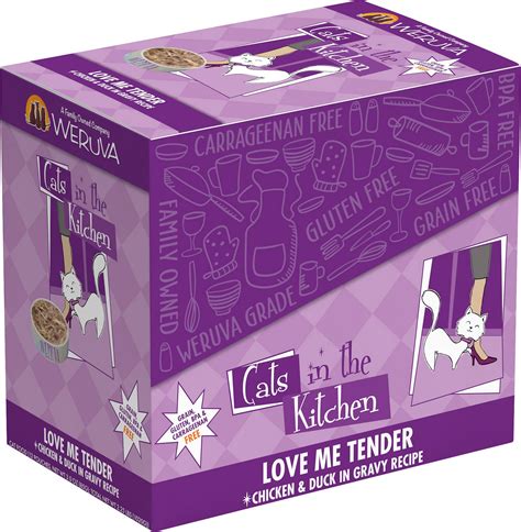 Here you'll find a great selection of cat food cans and pouches. WERUVA Cats in the Kitchen Love Me Tender Chicken & Duck ...