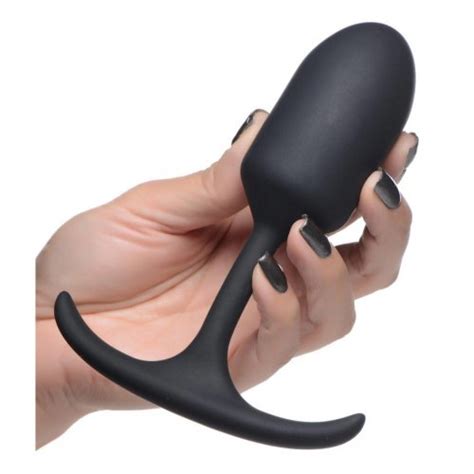 Heavy Hitters Premium Silicone Weighted Anal Plug Medium Sex Toys And Adult Novelties Adult