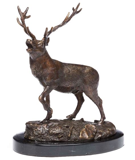 Bronze Sculpture Bronze Deer Hunter Hunting Figure Sculpture 245cm Ebay