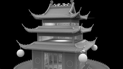 Chinese Ancient House 3d Model Cgtrader