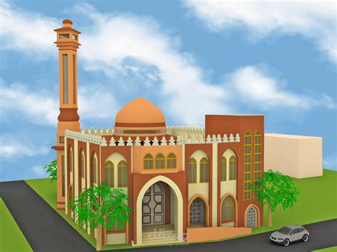 تصميم مسجد مستقل