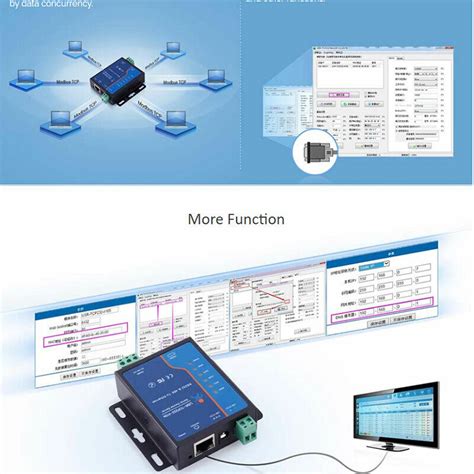 Rs232 Rs485 To Tcpip Ethernet Serial Server Converter Modbus Tcp