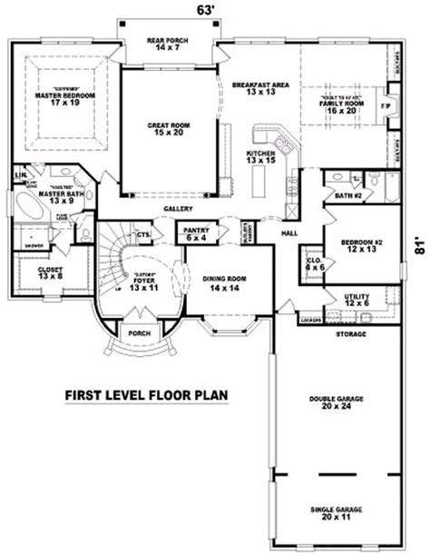 Ranch House Plans 4000 Square Feet