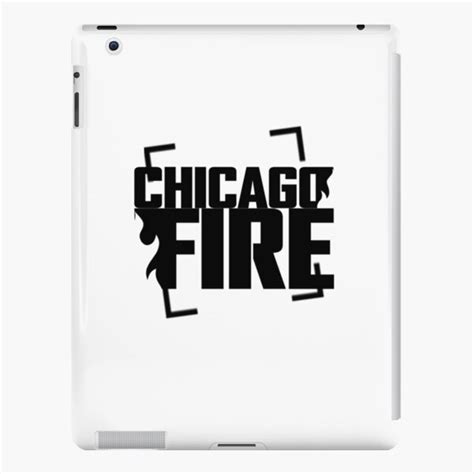 Chicago Fire Black Logo Ipad Case And Skin For Sale By Thebyouzy