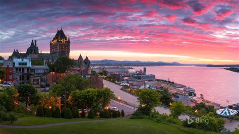 Que Panorama Of Old Quebec City 2017 Bing Wallpaper Preview 446