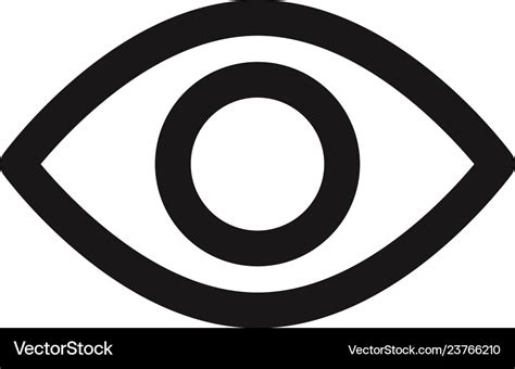 Eye Icon Royalty Free Vector Image Vectorstock