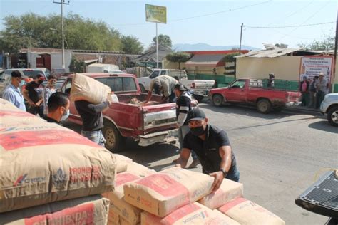 Entrega De Cemento ‘‘congregación Mariana Trinitaria Gobierno De Tamazula De Gordiano Jalisco