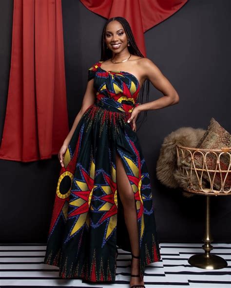 Galerie Robes En Pagne Wax African Print Dress Pagnific