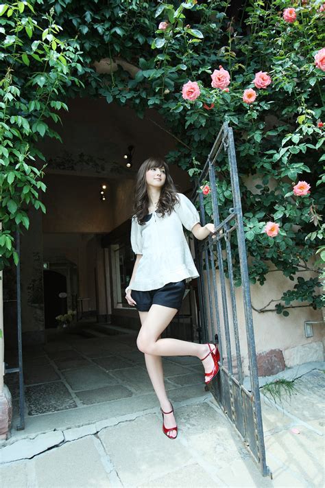 wallpaper women outdoors model brunette asian sitting dress fashion rose japanese
