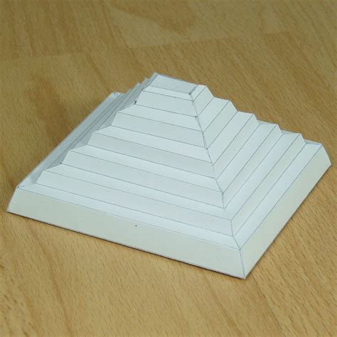 Paper Models Of Egyptian Pyramids Pyramid Of Djoser Pyramids Paper