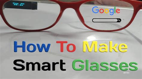 How To Make Smart Glasses At Home Youtube
