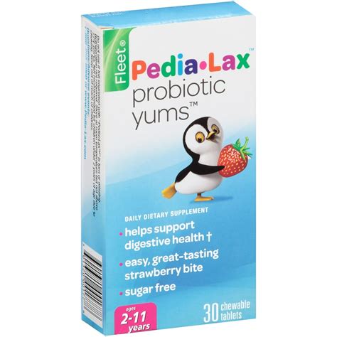 Pedia Lax Fleet Pedia Lax Probiotic Yums 30 Ct