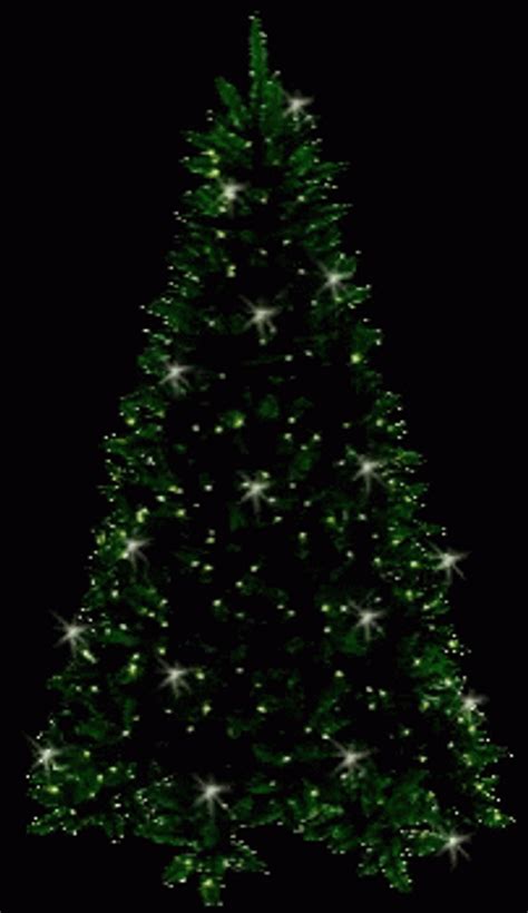 Christmas Tree Sparkling Dark Glow 